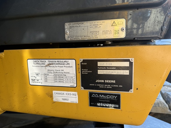 2023 John Deere 135 P