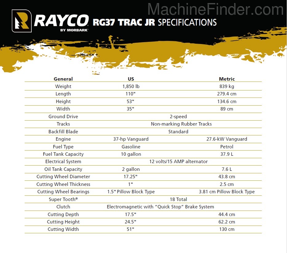 2020 Rayco RG37 Trac Jr Image 5