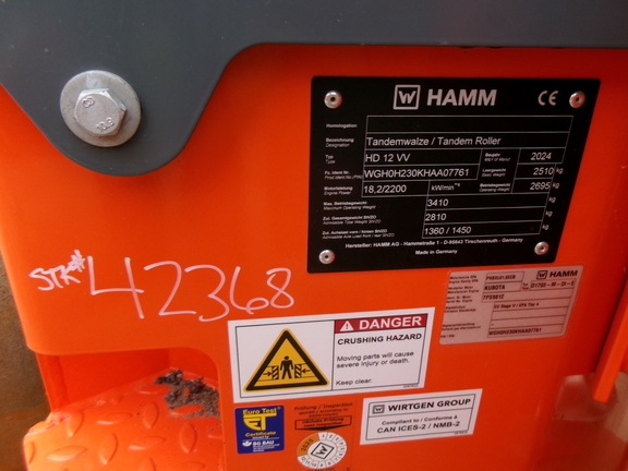 2024 Hamm HD12VV