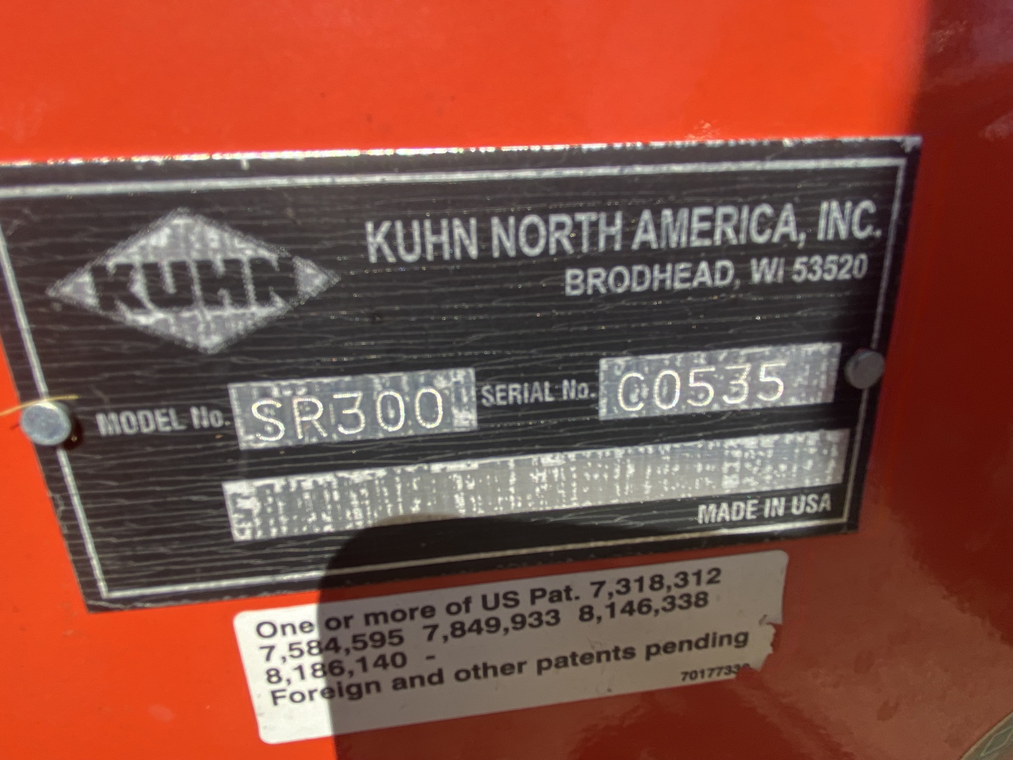 2014 Kuhn SR300 Image 5
