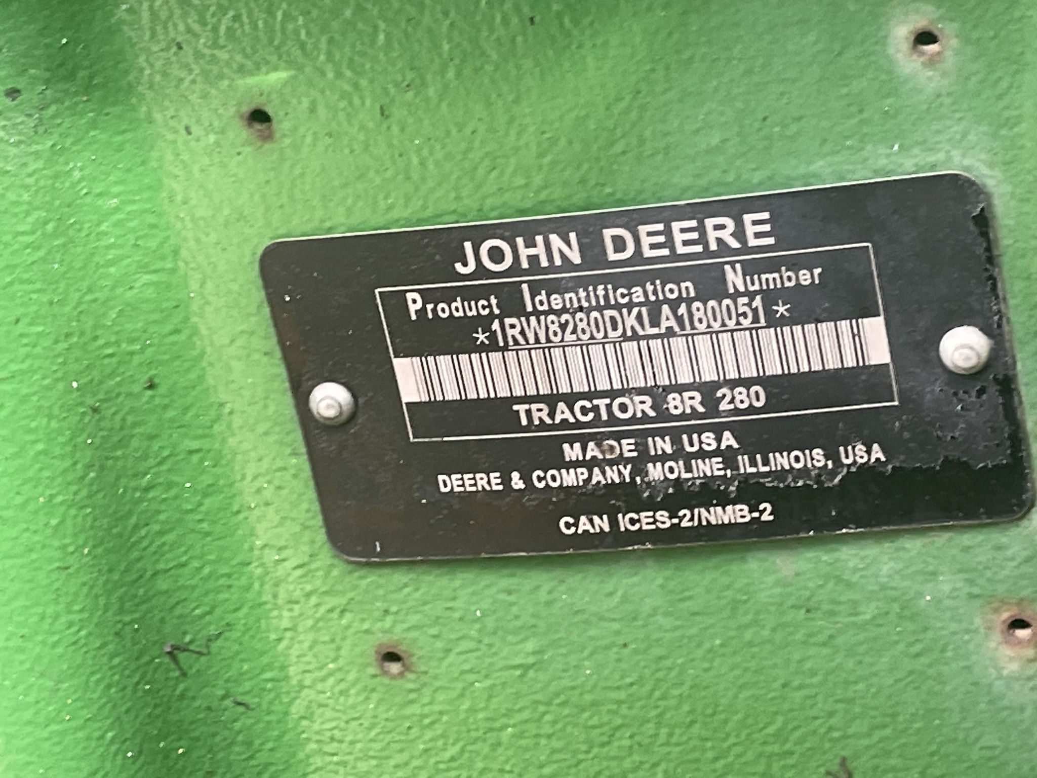 2021 John Deere 8R 280 Image 6