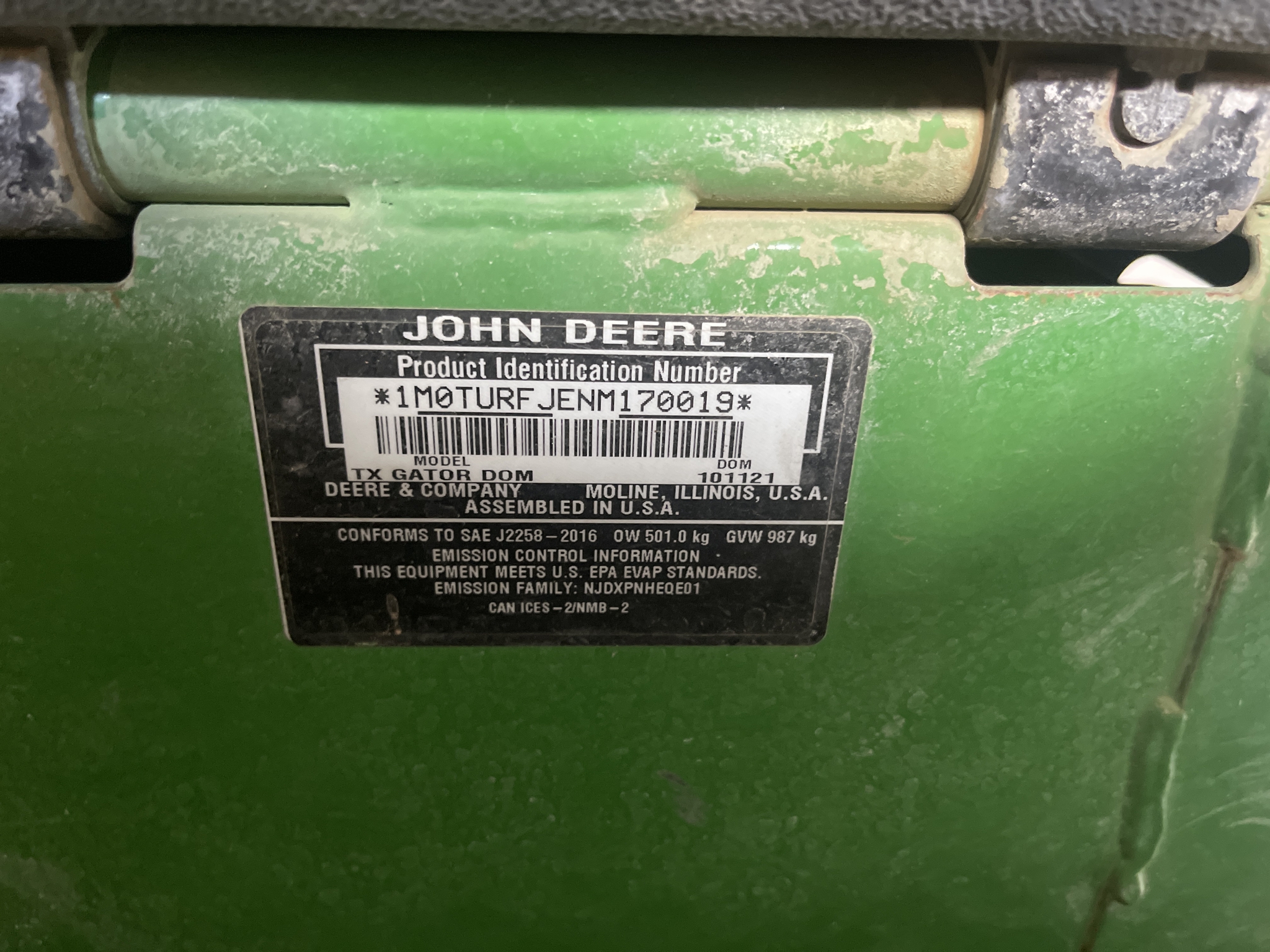 2021 John Deere Tx Turf Image 15