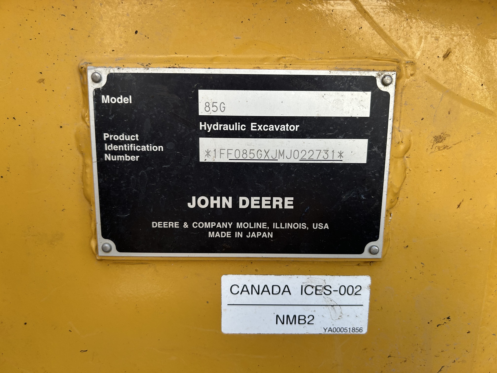 2021 John Deere 85G Image 12