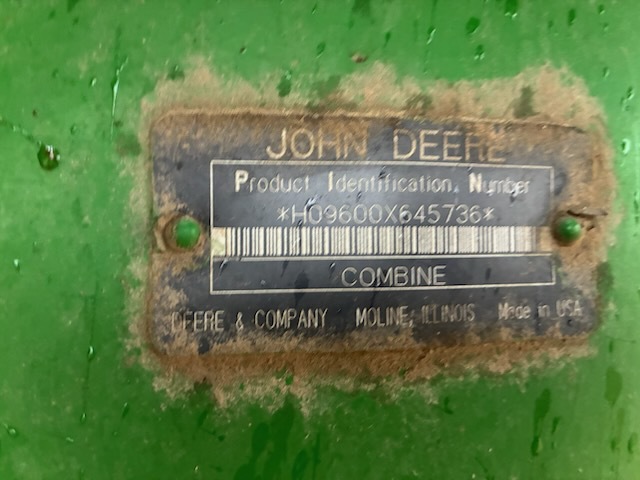 1992 John Deere 9600 Image 2