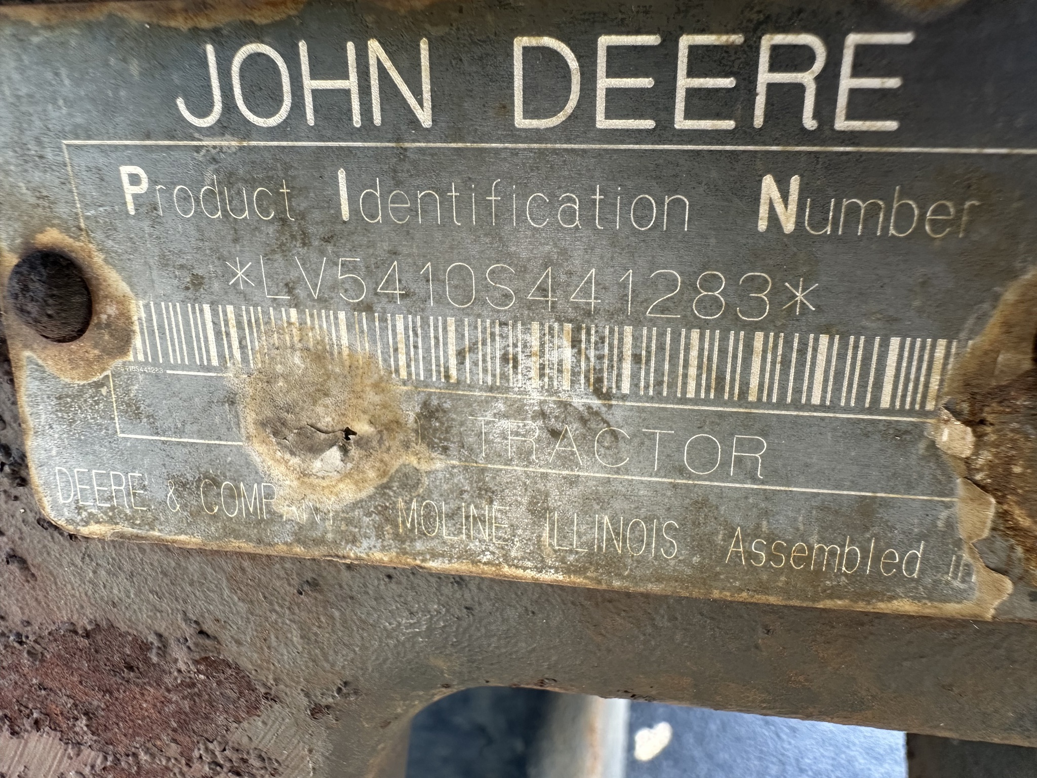 2001 John Deere 5410 Image 7