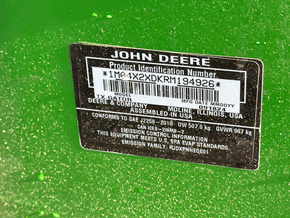 2024 John-Deere TX 4X2