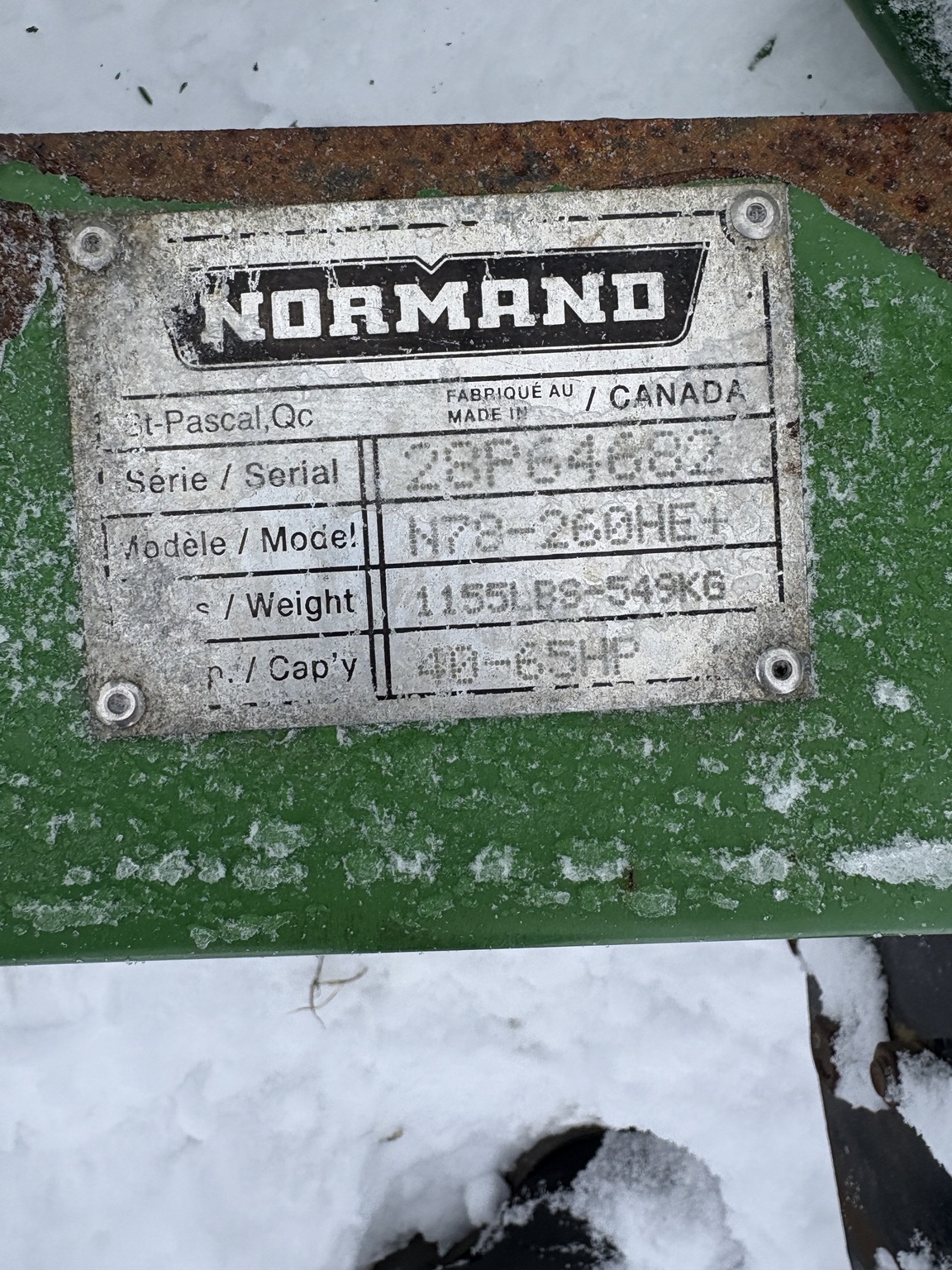 2019 Normand EN-N78-260 Image 2