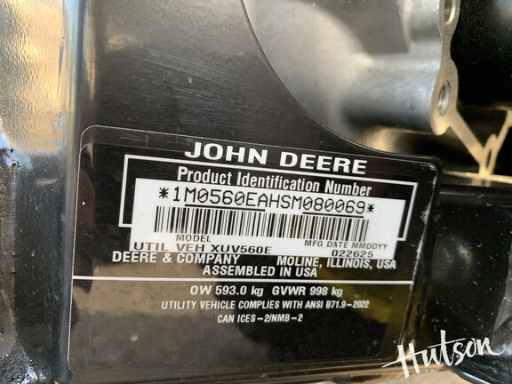 Photo of 2025 John Deere XUV 560E