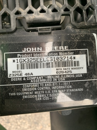 Photo of 2025 John Deere Z325E