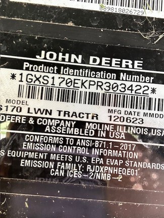 Photo of 2024 John Deere S170