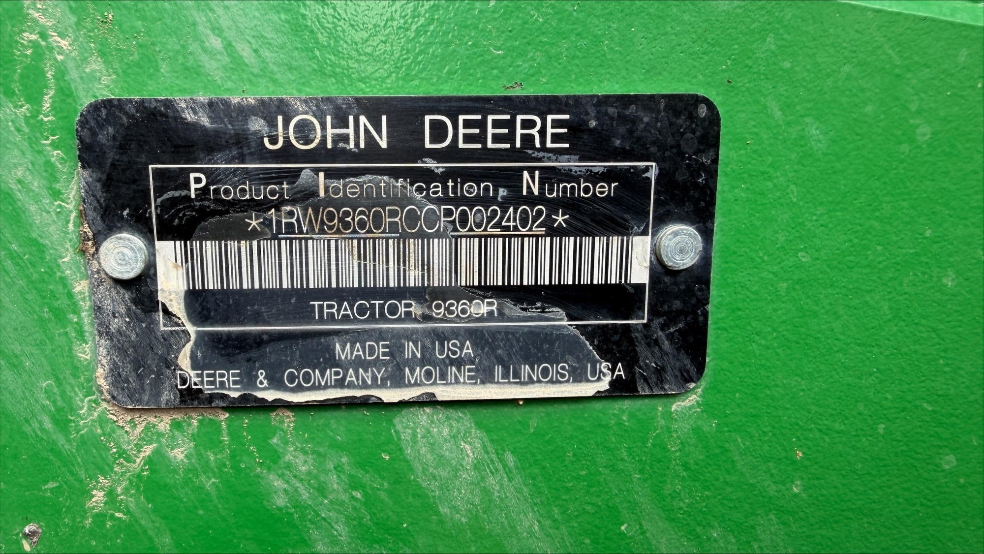 2012 John Deere 9360R Image 4