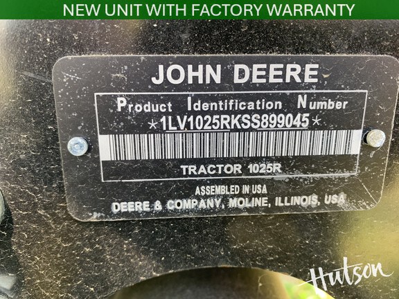 Photo of 2025 John Deere 1025R
