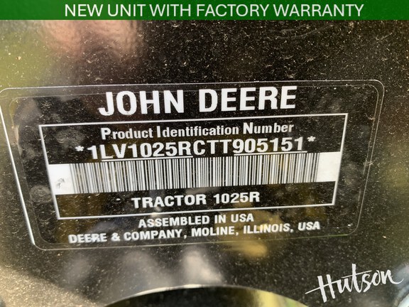 Photo of 2026 John Deere 1025R