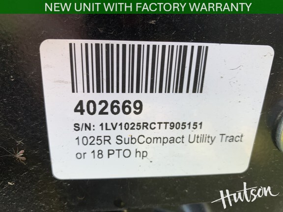 Photo of 2026 John Deere 1025R