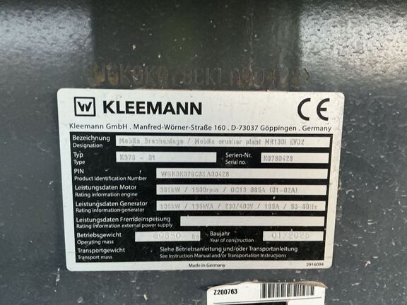 2025 Kleemann MR130IEVO2