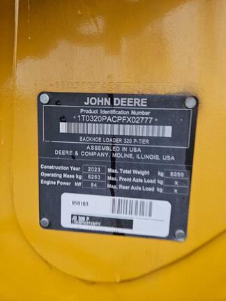 2023 John Deere 320 P