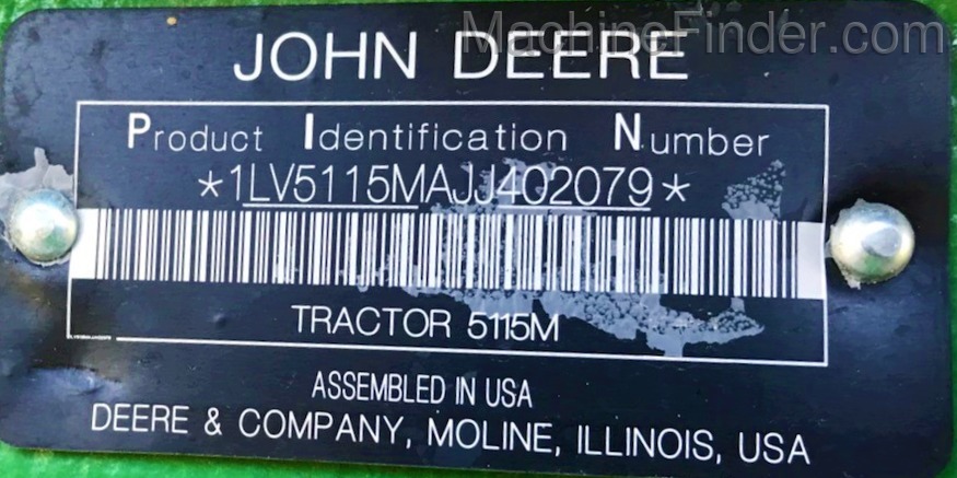 2018 John Deere 5115M Image 8