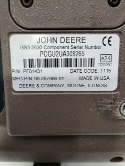 2012 John Deere 2630 W/AUTOTRAC SF1 & SECTION CONTROL Image 3