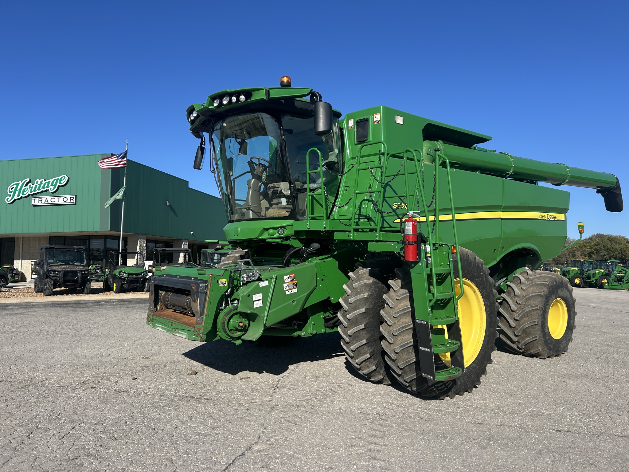  2019 John Deere S770 at Heritage Tractor in Baldwin City, KS