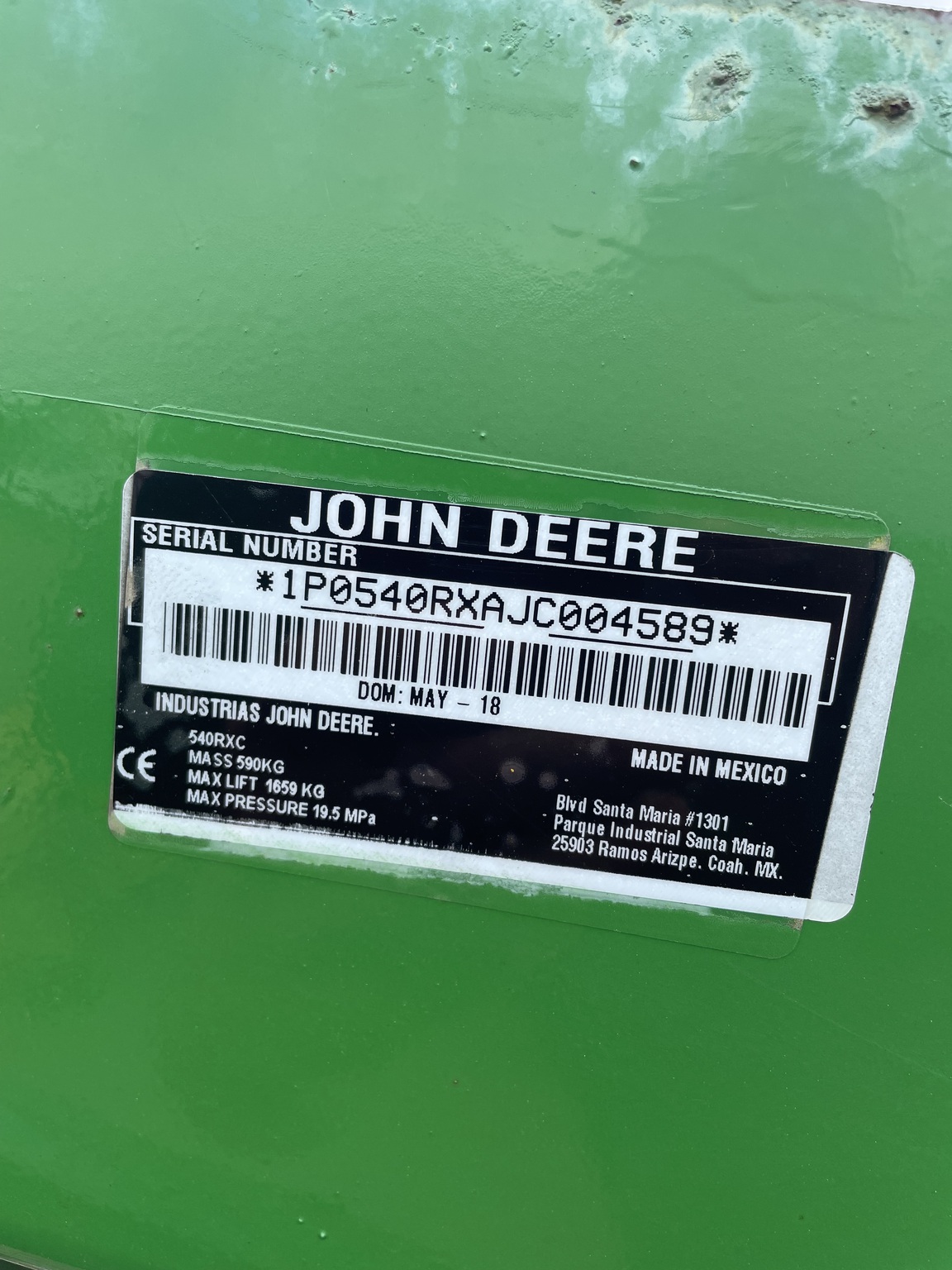 2018 John Deere 5125R Image 8
