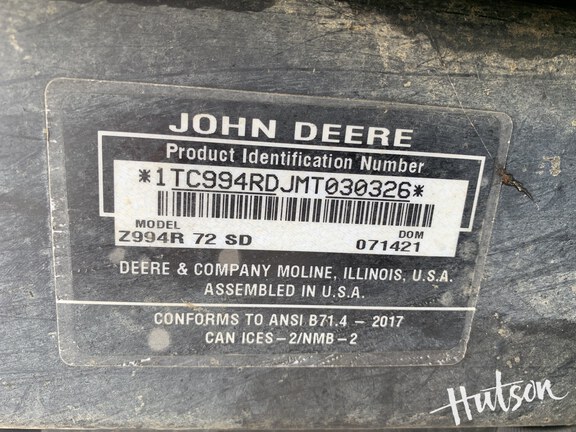 Photo of 2021 John Deere Z994R