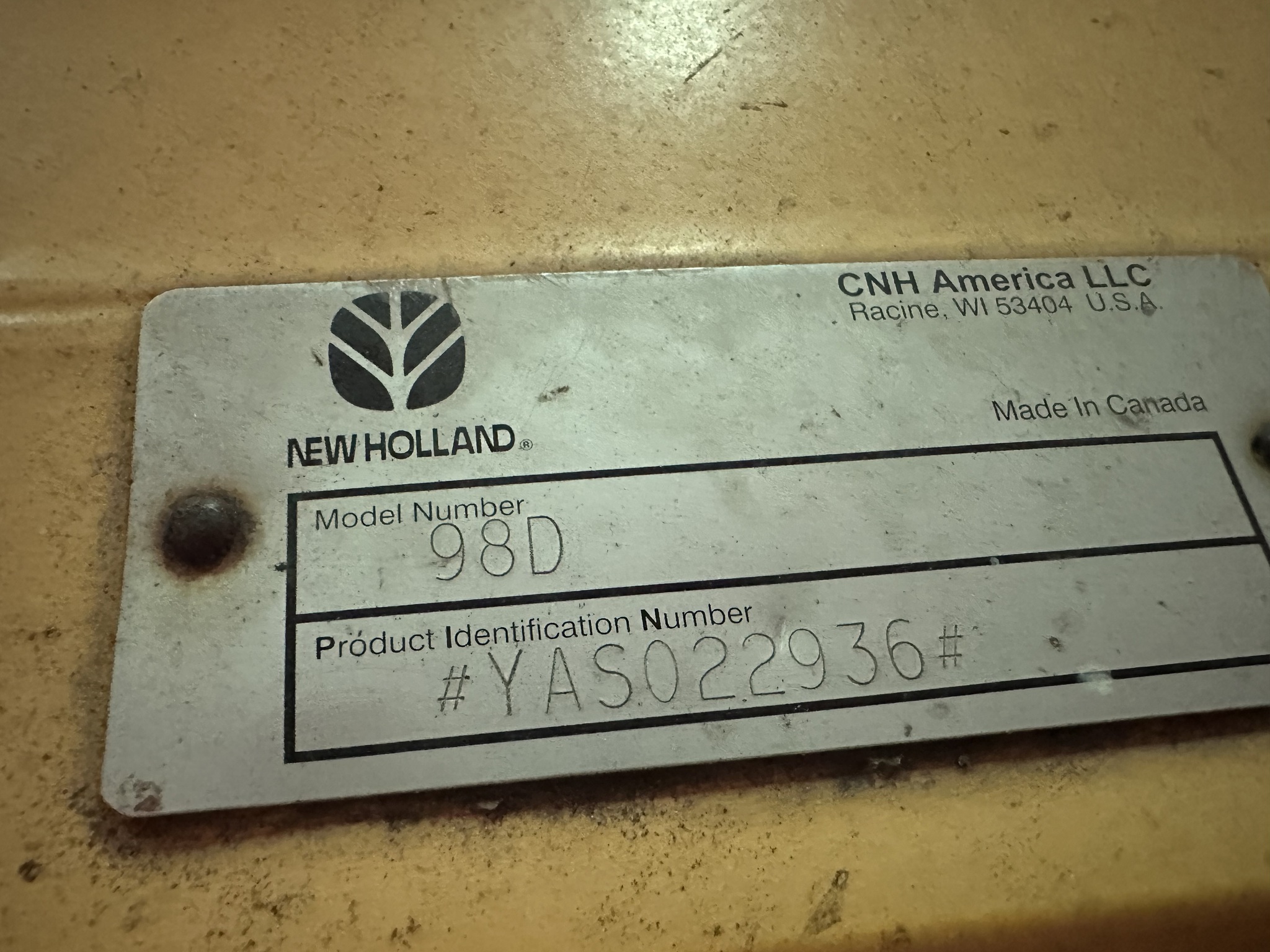 2010 New Holland 98D-8R Image 10
