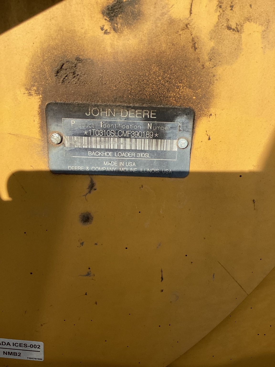 2020 John Deere 310SL Image 3