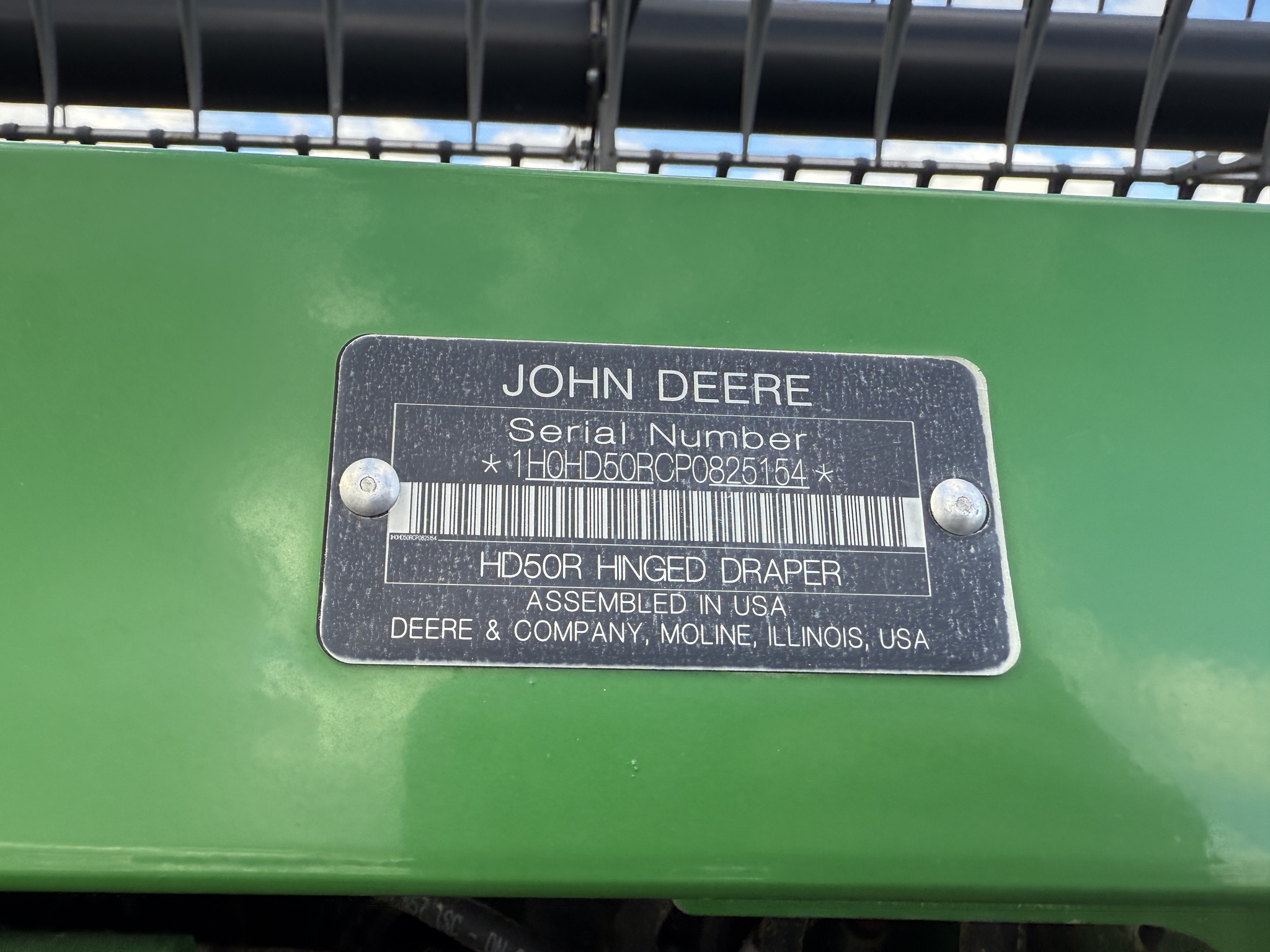 2023 John Deere HD50R Image 20