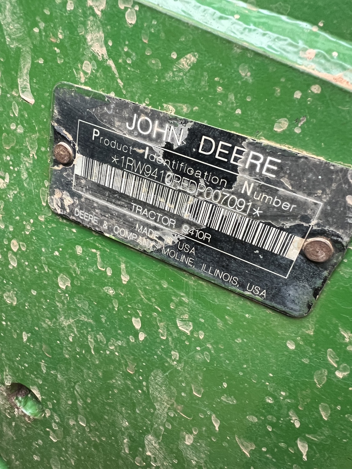 2012 John Deere 9410R Image 2