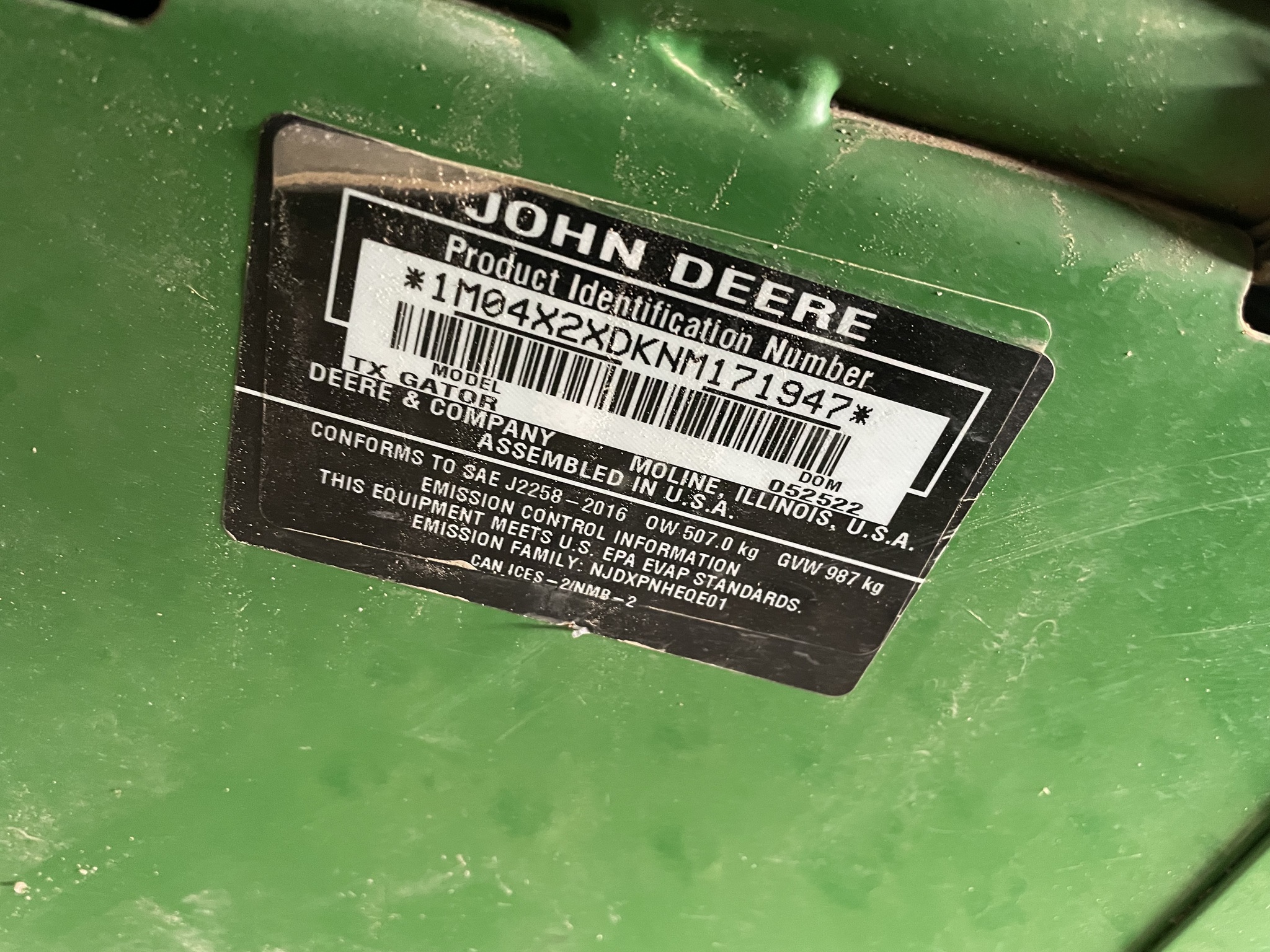  2022 John Deere TX at Heritage Tractor in Geneseo, IL