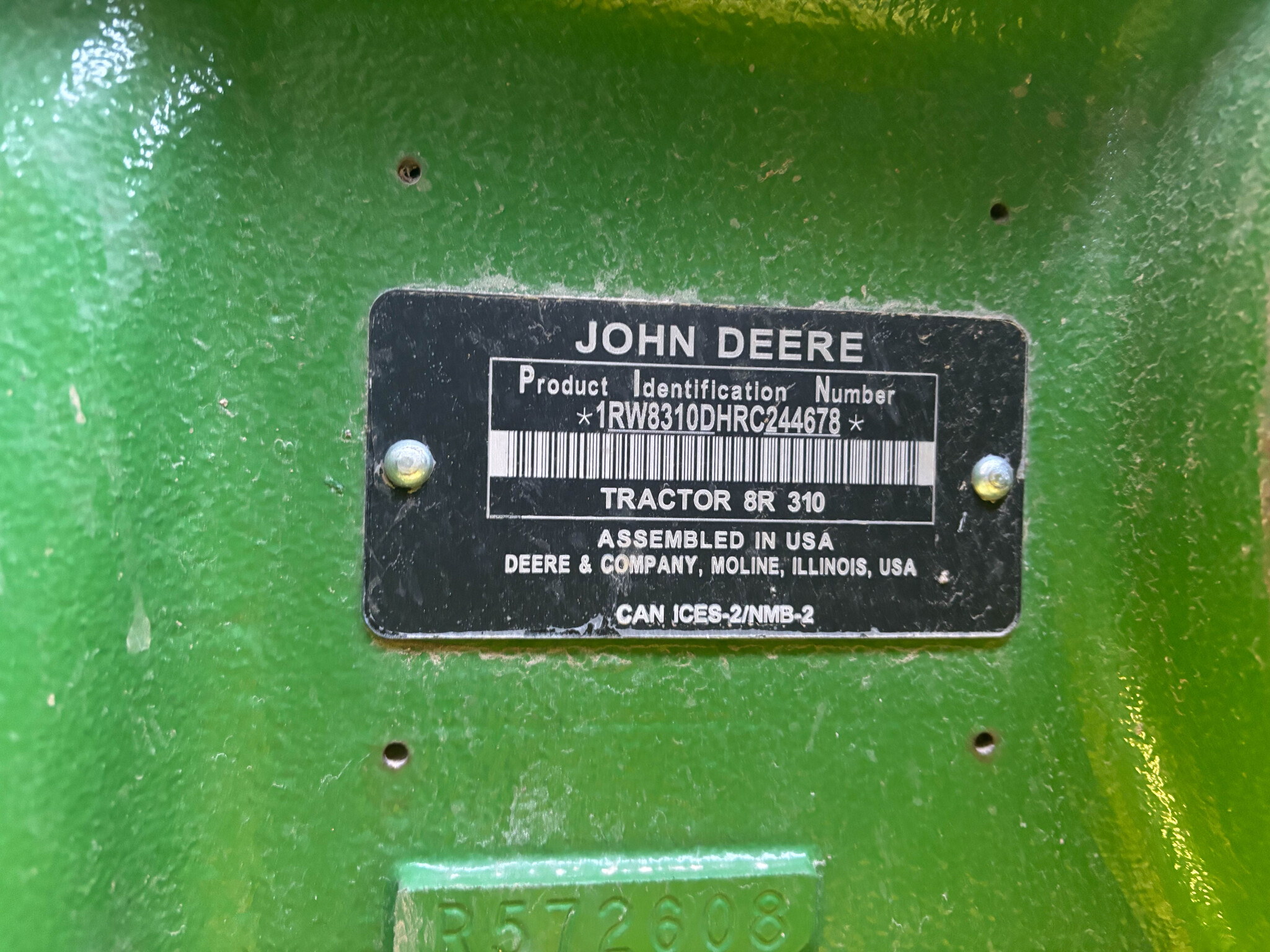 Used 2024 John Deere 8R 310 Row Crop Tractors at Koenig Equipment in Urbana, OH - PhotoXL38