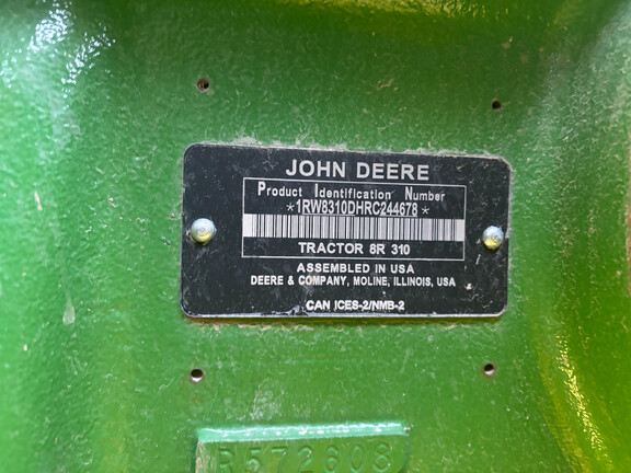 Used 2024 John Deere 8R 310 Row Crop Tractors at Koenig Equipment in Urbana, OH - Photo38