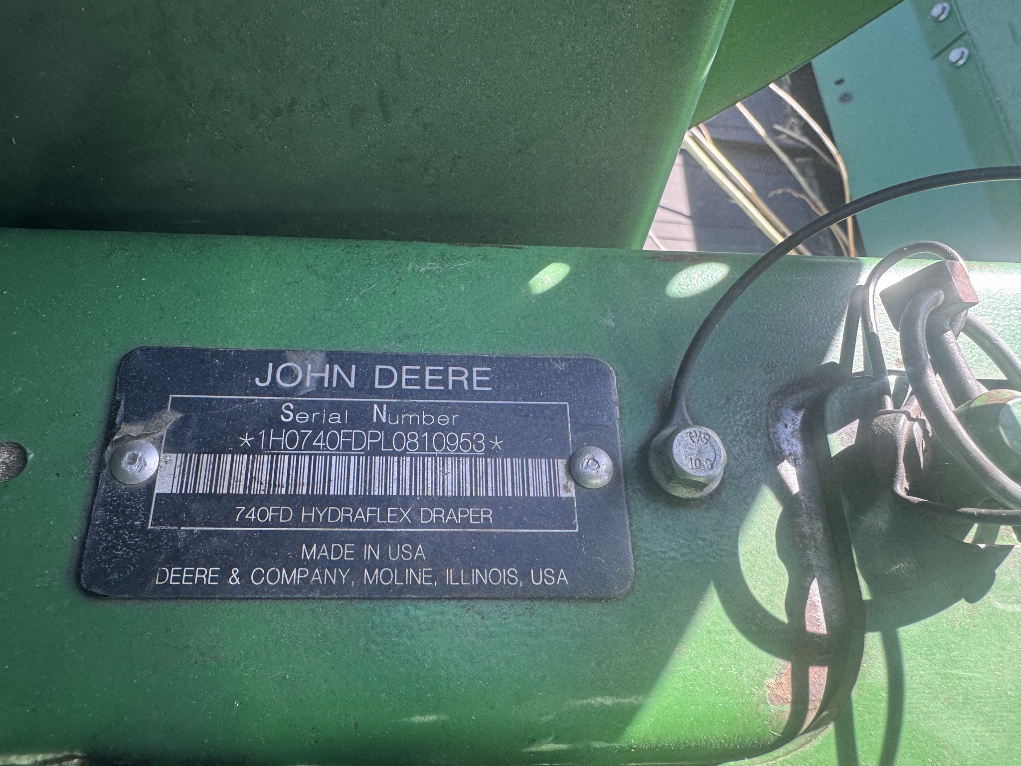 2020 John Deere 740FD Image 4