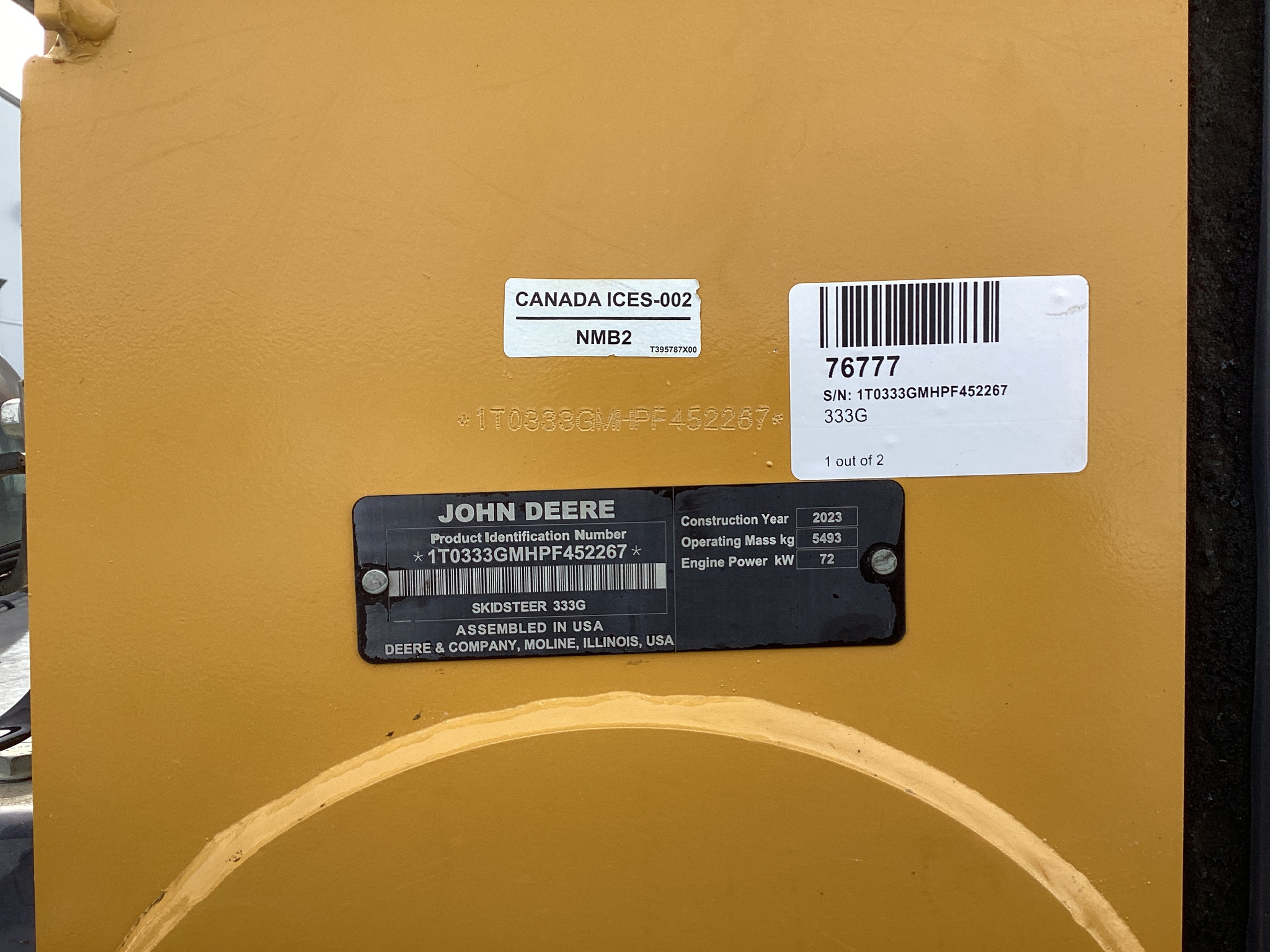 2023 John Deere 333G Image 11