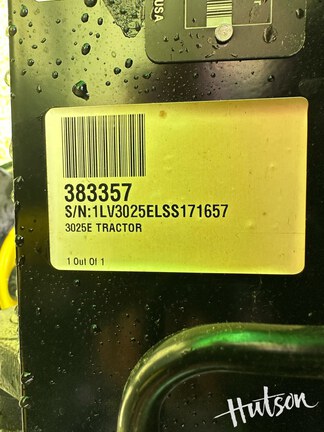 Photo of 2025 John Deere 3025E