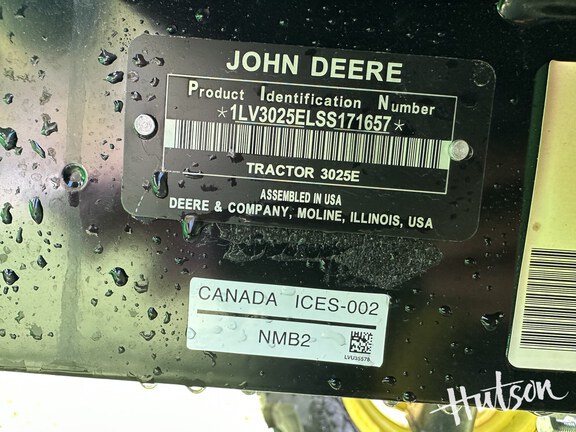 Photo of 2025 John Deere 3025E