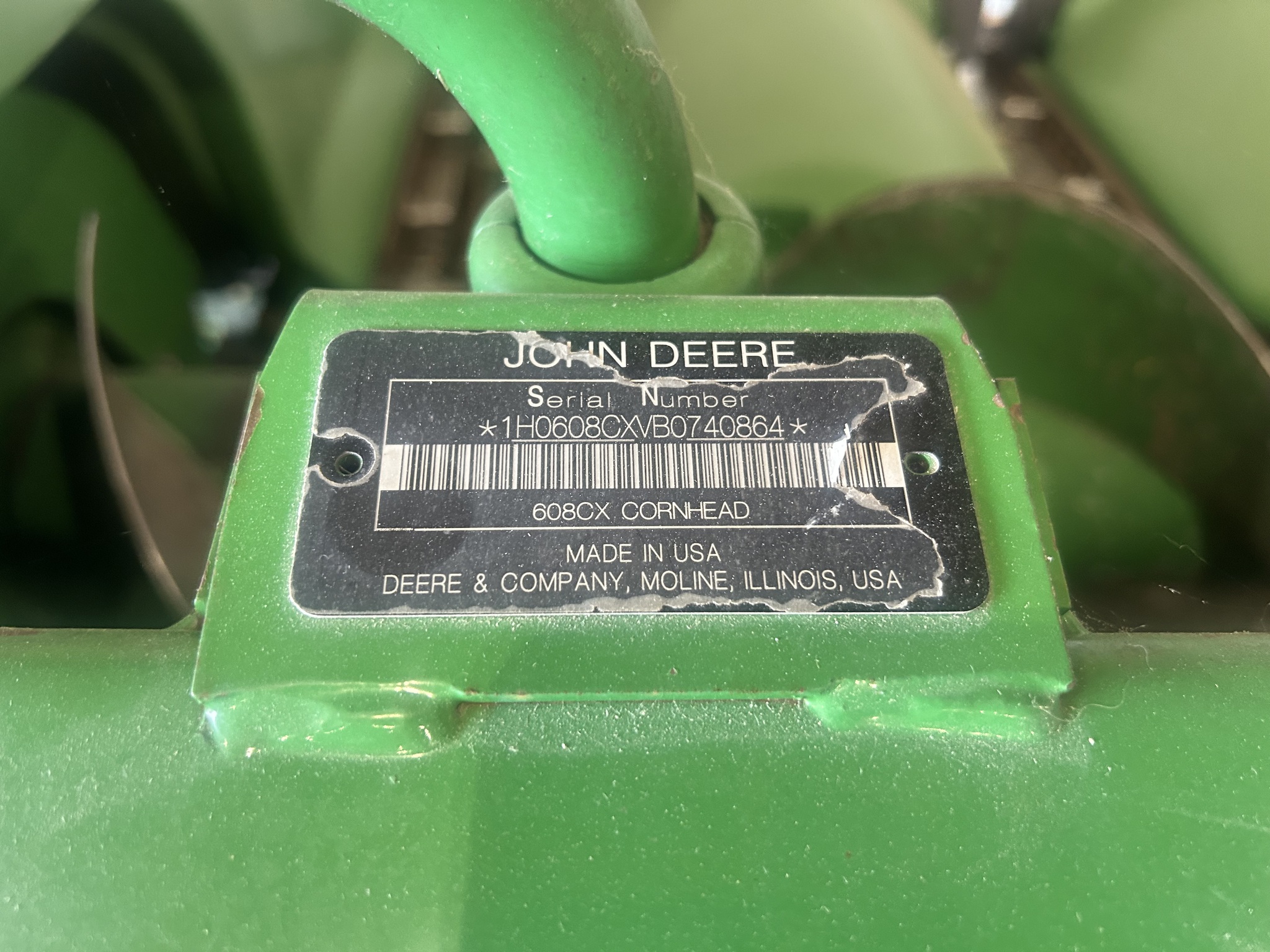 2011 John Deere 608C Image 11