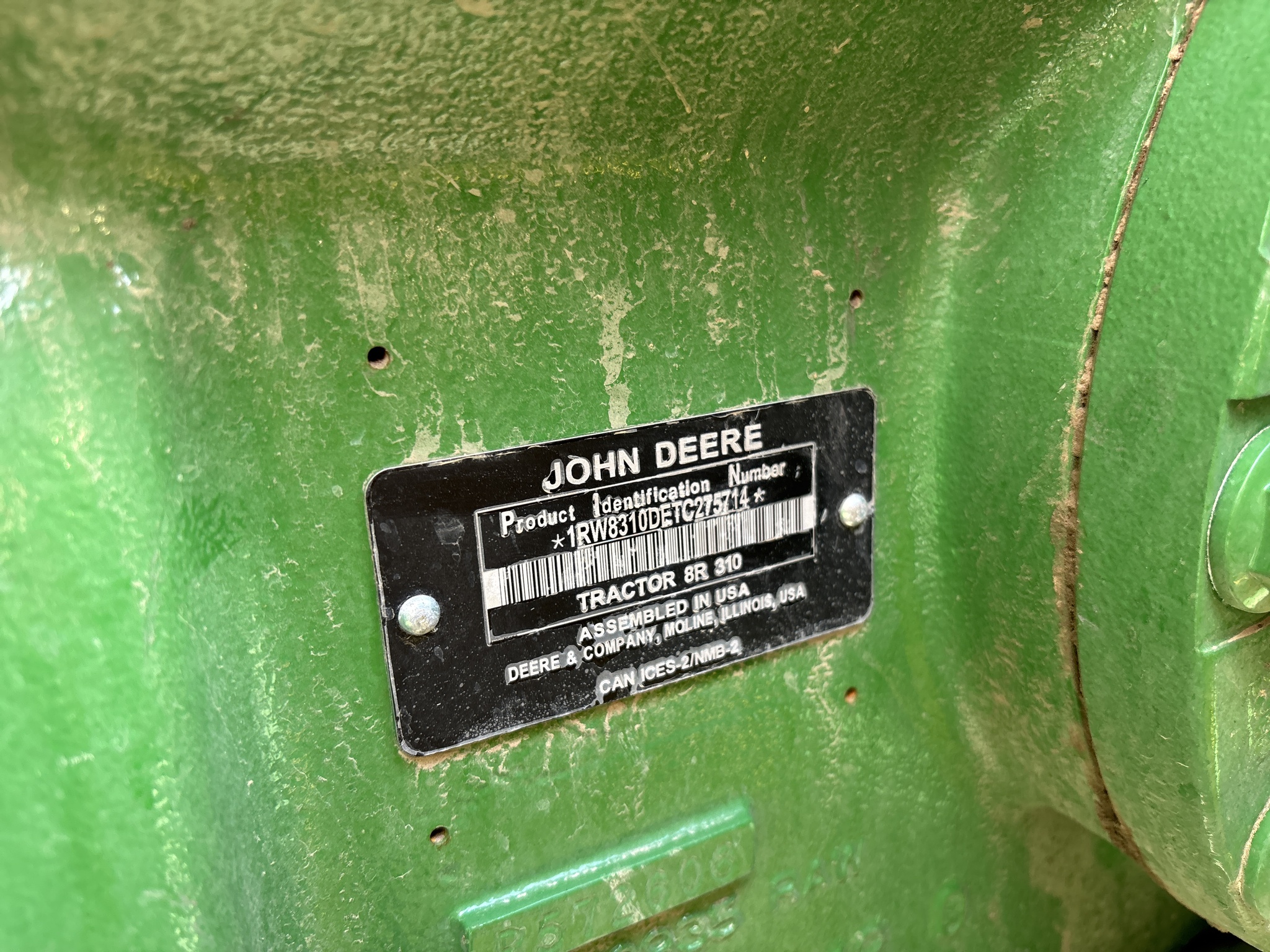 Used 2026 John Deere 8R 310 Row Crop Tractors at Koenig Equipment in Urbana, OH - PhotoXL21