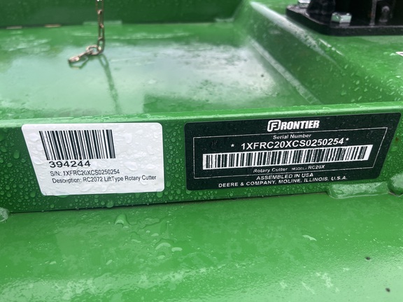 Photo of 2025 John Deere RC2072