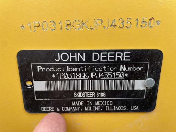 2023 John Deere 318G