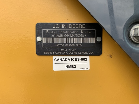 2021 John Deere 872G