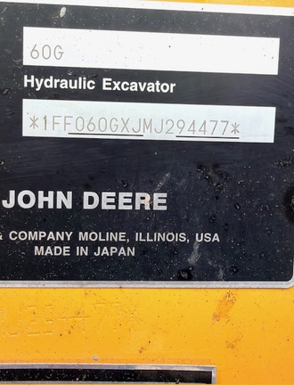 Photo of 2021 John Deere 60G