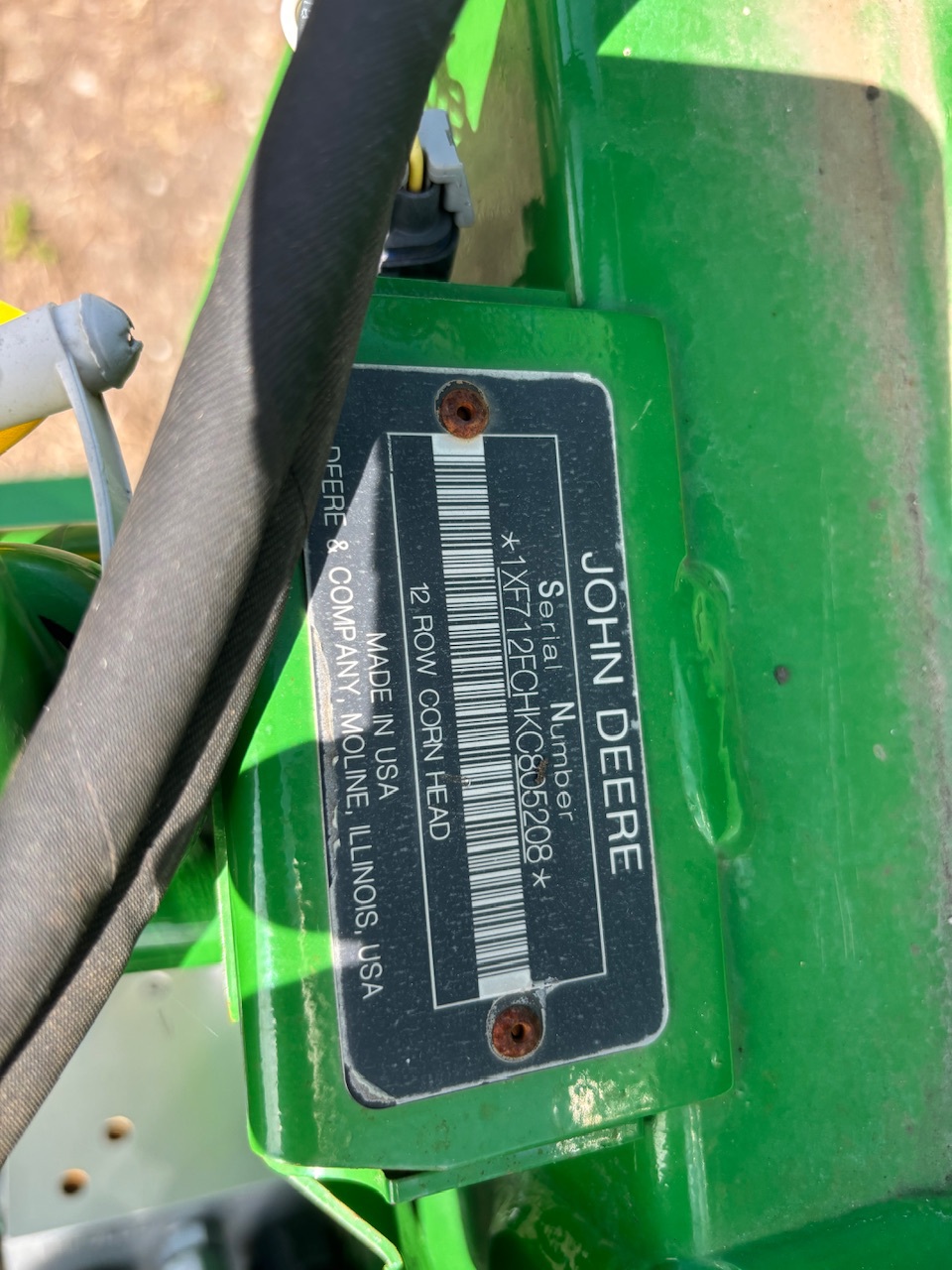  2019 John Deere 712FC StalkMaster at Heritage Tractor in Pontiac, IL