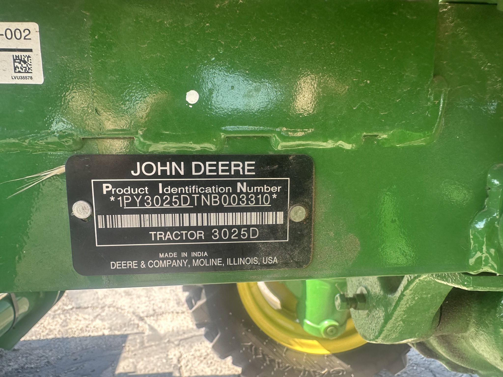 2022 John Deere 3025D Image 5
