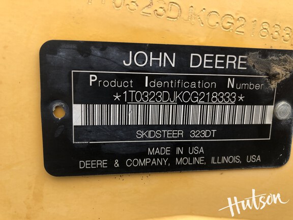 Photo of 2012 John Deere 323D