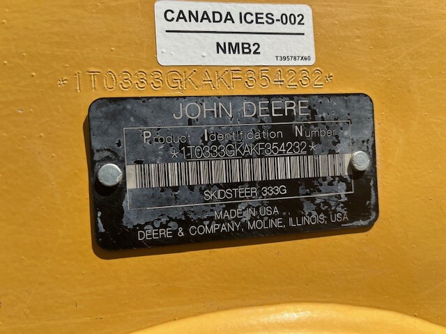 2019 John Deere 333G at Heritage Tractor in West Plains, MO