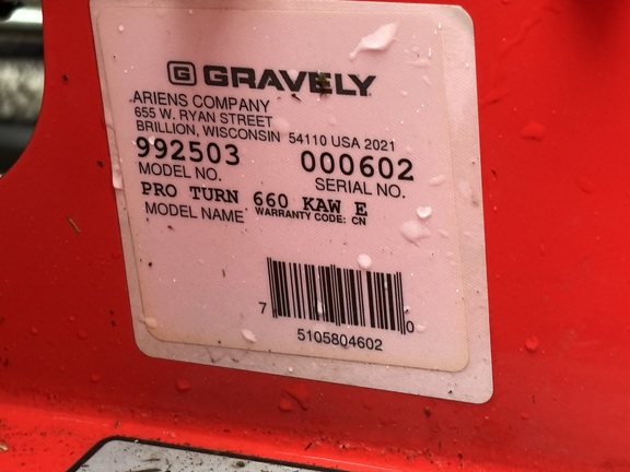 Used 2021 Gravely Pro-Turn 660 Zero Turn Mowers at Koenig Equipment in Tipp City, OH - Photo17