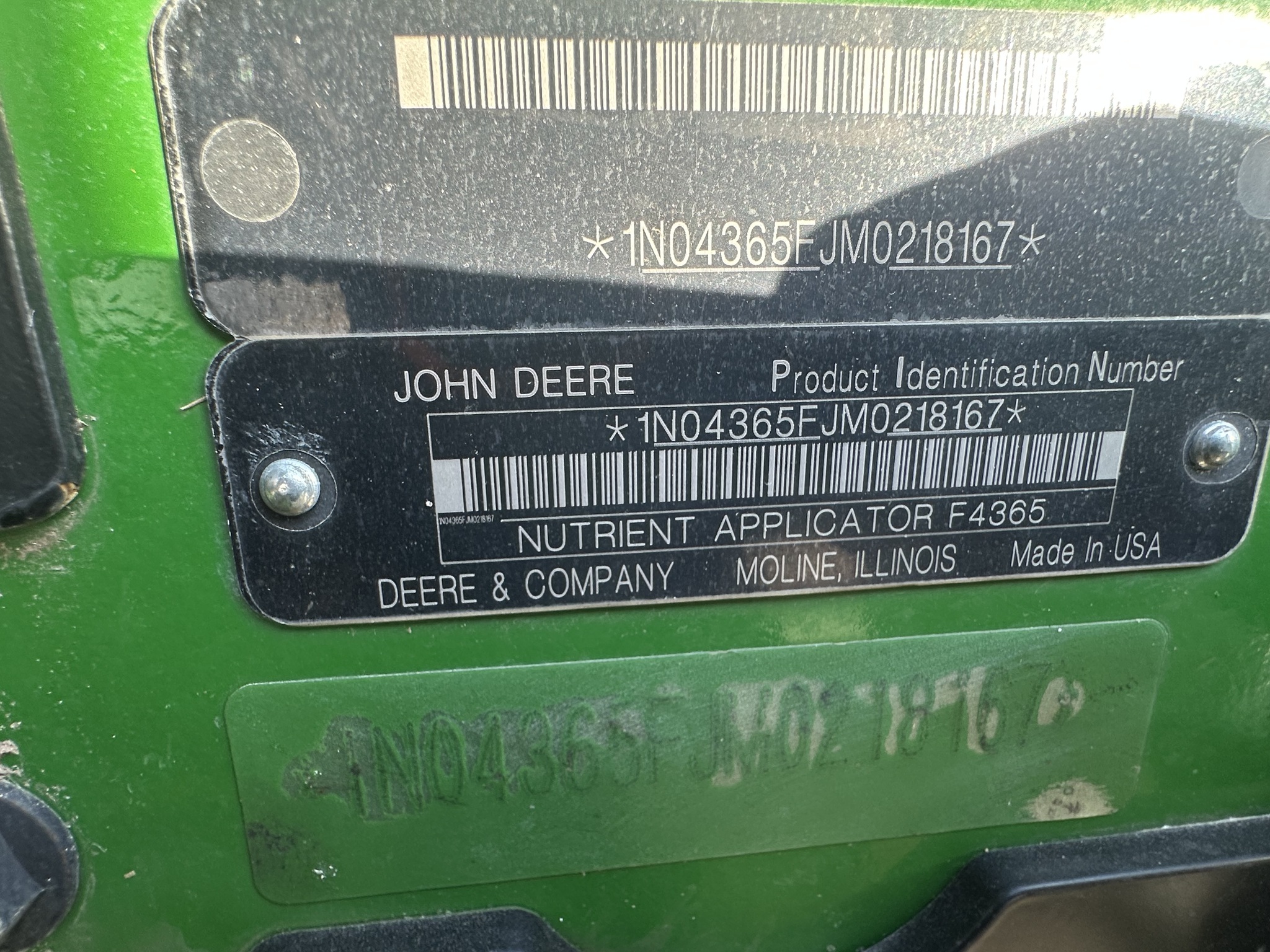 2021 John Deere F4365 Image 21