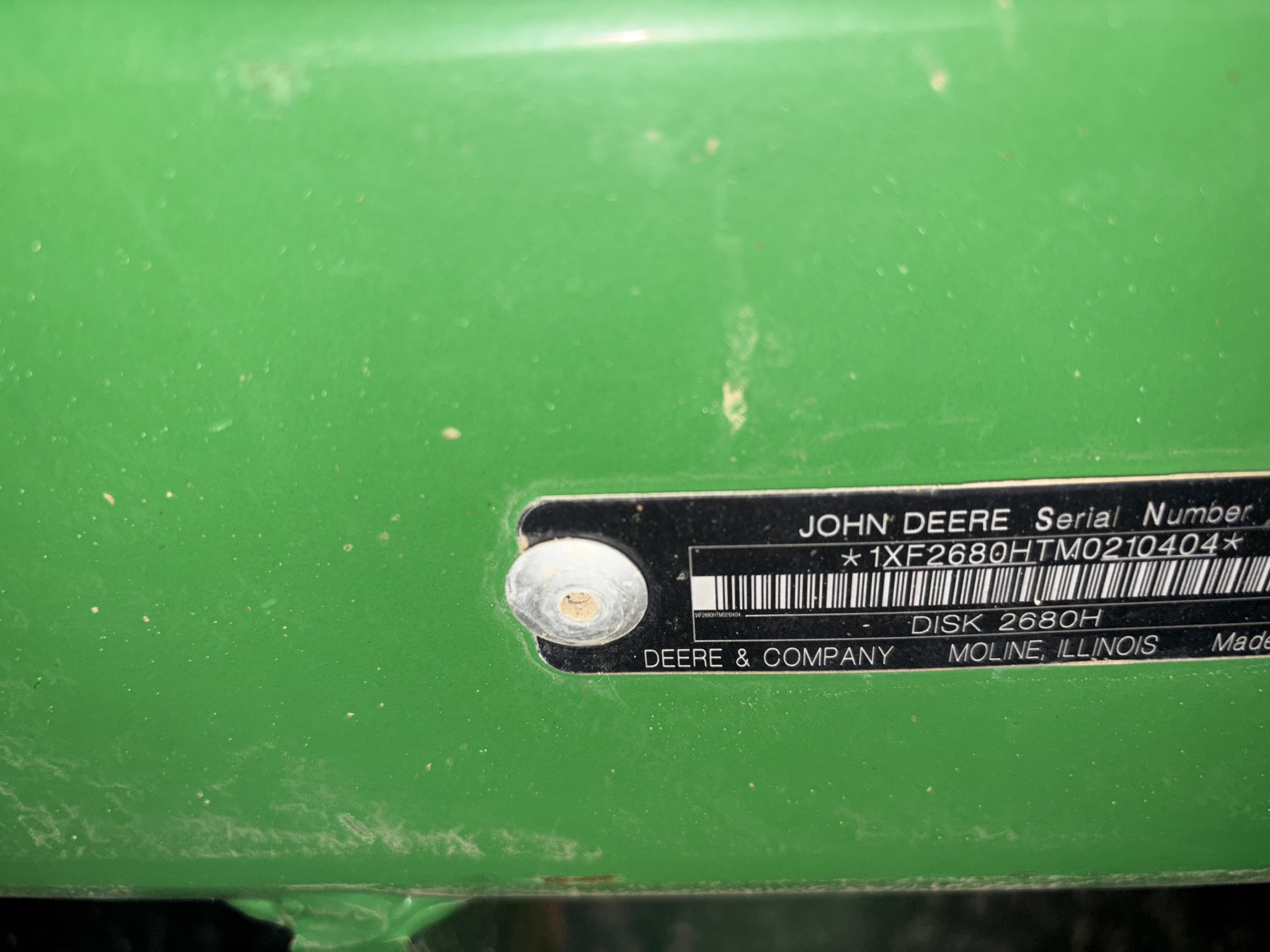 2021 John Deere 2680H Image 20