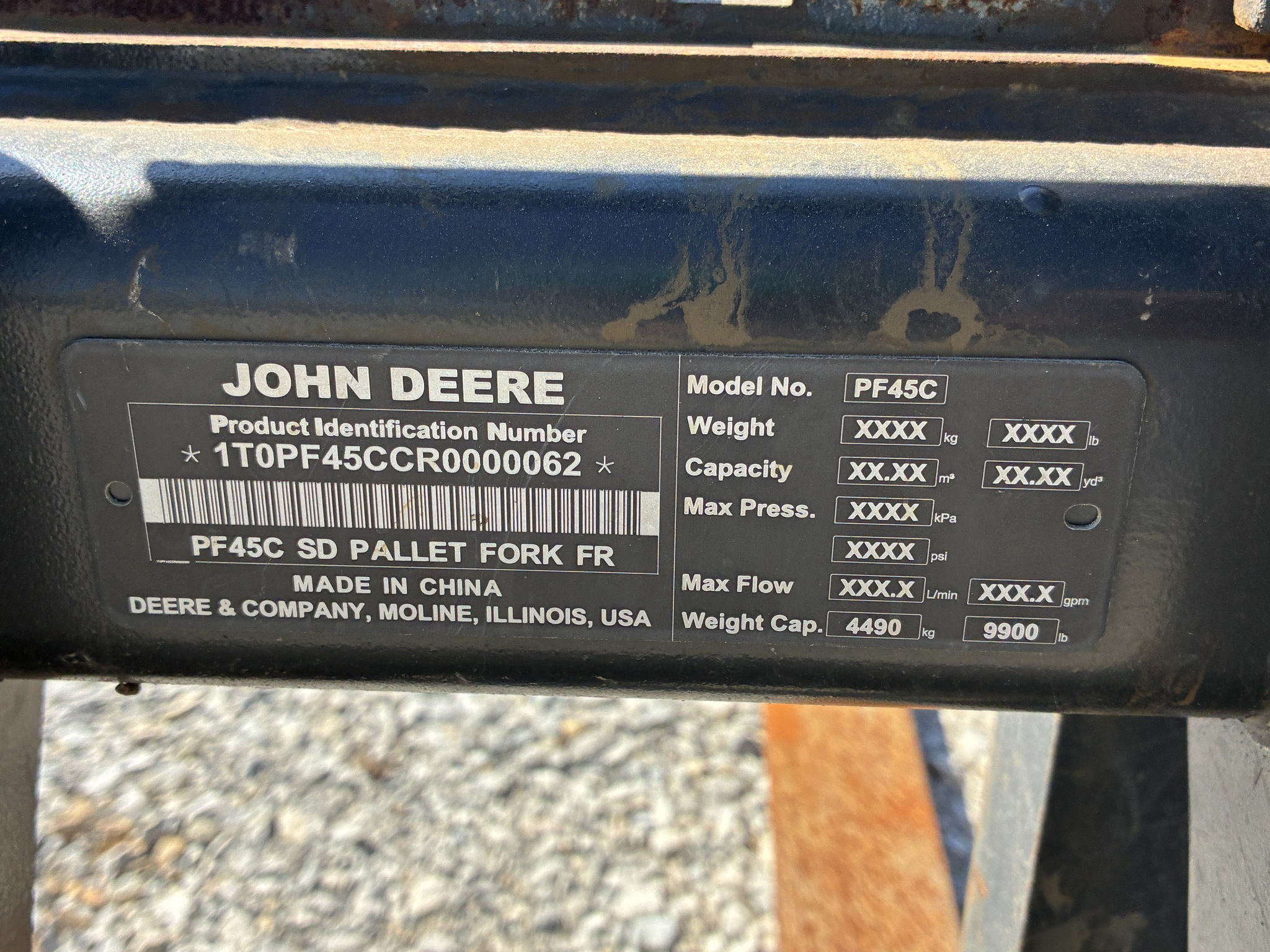 2022 Terra PF200 PALLET FORKS Image 12